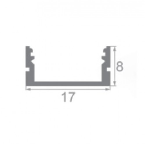 نورخطی کابینت بدون لبه عمق 8 میلیمتر